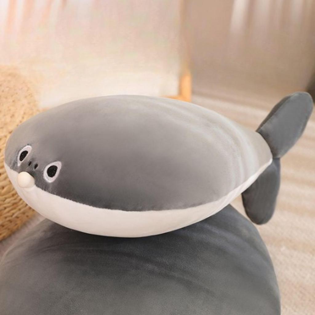 Leap Raupe Sakabanbas Spice Plush Toy, Perfect for Birthdays and Christmas, Gifts for Boys and Girls, 40cm, Gray