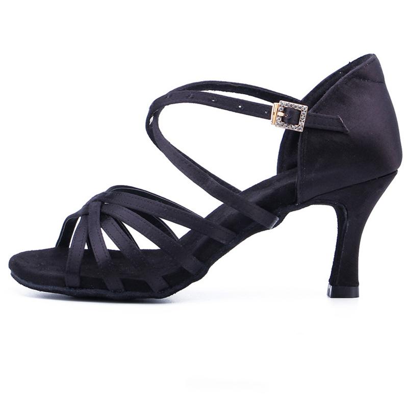 Dance Shoes Women Latin Dance Shoes Women's Tango Soft Sole Jazz Shoes Girls Salsa Shoes 5.5/7.5cm Practice Sandals