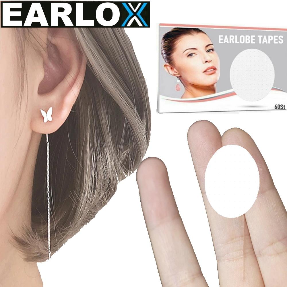 EARLOX Earlobe Tapes Ohrlochschutz ausgeleierte Ohrläppchen gerissene Ohrlöcher