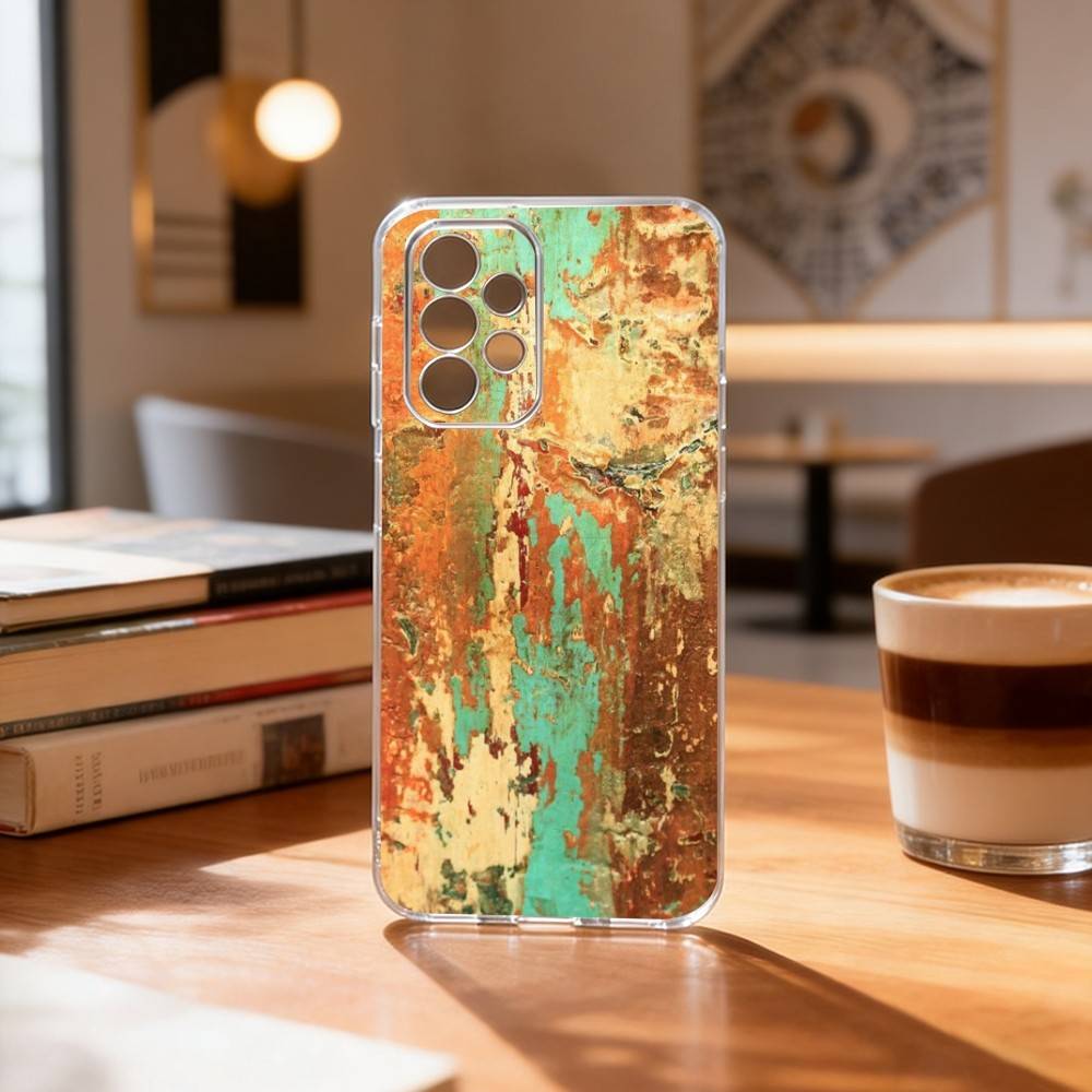 Industrieller Stil Retro Rostig Handyhülle Für Samsung S25,S24,S21,S22,S23,S30,Ultra,S20,Plus,Fe Transparente Hülle