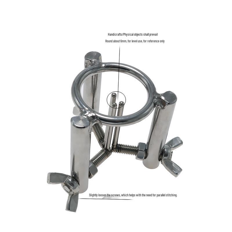 Chaqiu Stainless Steel Urethral Dilator for Men: Adult Training Prop with Three Pillars