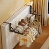 Space Saving Hangers Thicken Folding Shoes Storage Rack Adjustable Retractable Clothes Dryer for Laundry Room Organization
