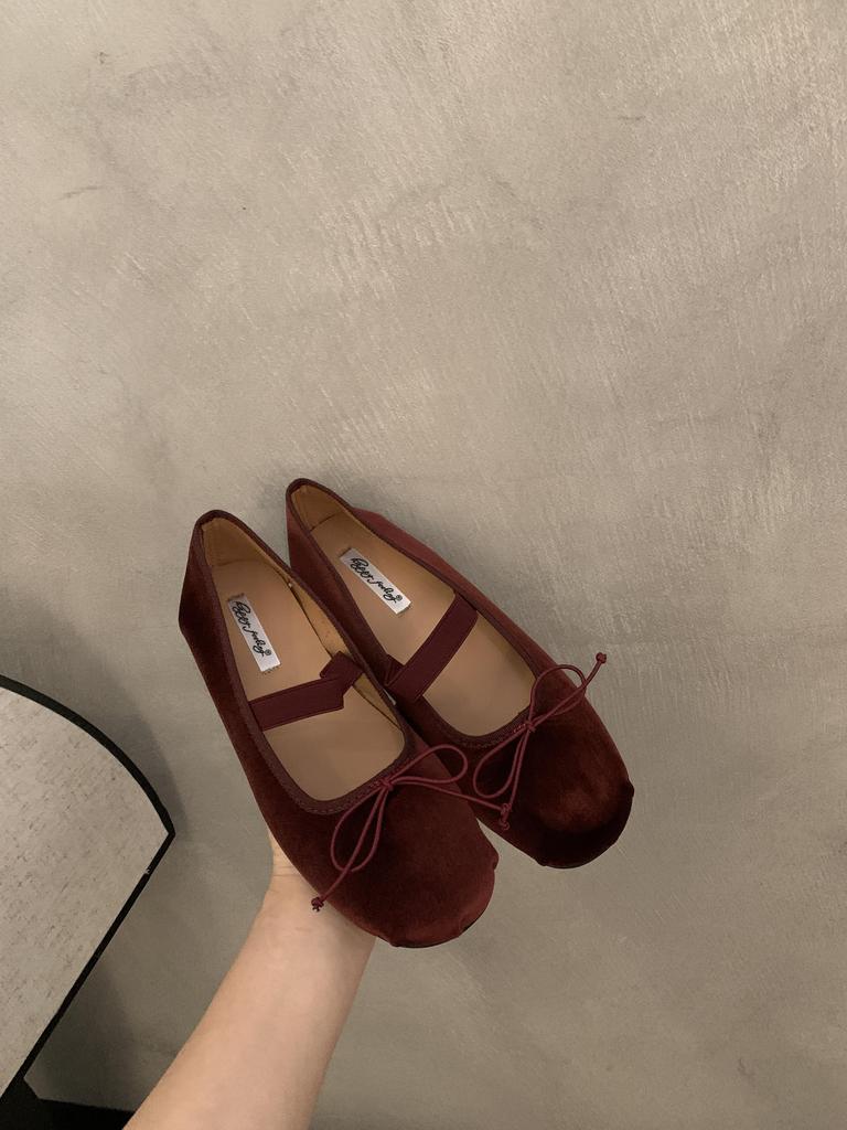 Fashion Bailamos Autumn Women Flats Fashion Bow-knot Round Toe Shallow Slip On Ladies Boat Shoes Soft Flat Heel Dress Ballerinas Shoes