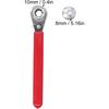 Battery Terminal Wrench,Battery Wrench Terminal 10Mm And 516 Ratchet Car Side SideTerminal Reversible Socket 516In 0.4In With 12In For Top Post Rv