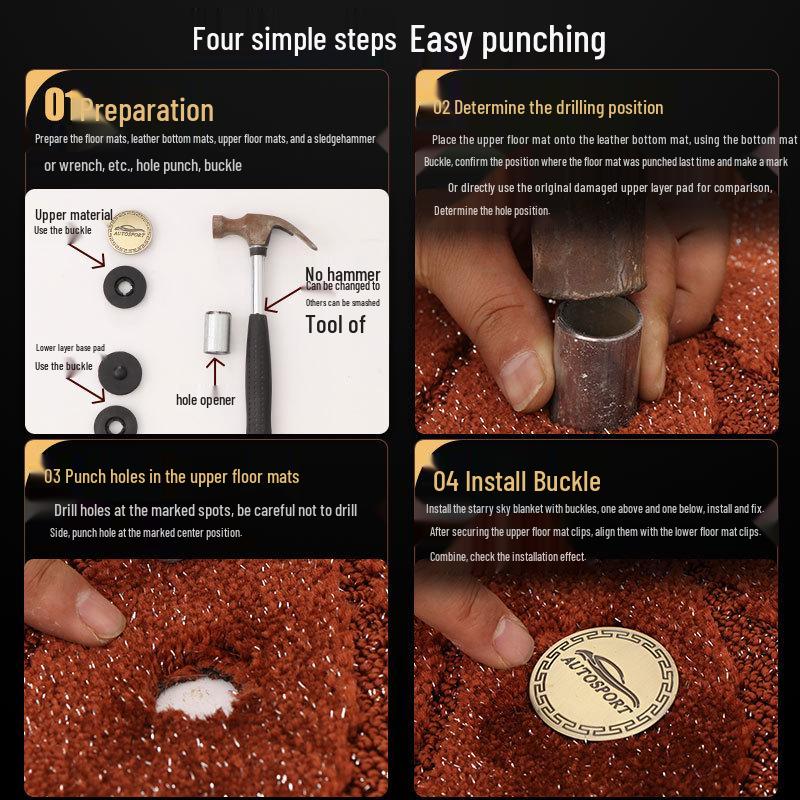 Fahrerseite Fußmatten für Infiniti Q50L, QX50, QX60, Q70L, FX35, G25