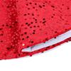 Christmas Tree Skirt with Small Sequins Red Tree Skirts Sparkling Sequin Tree Skirt for Christmas New Year Festival Family Party
