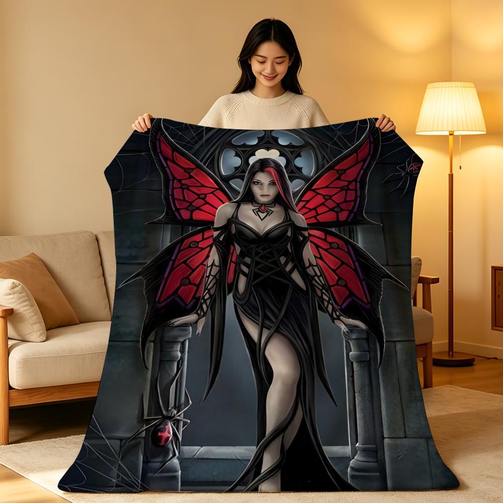 Artist A-Anne S-Stokes C-Collection Throw High-Density Short Plush Blanket Soft Skin-Friendly for Sofa Nap Room