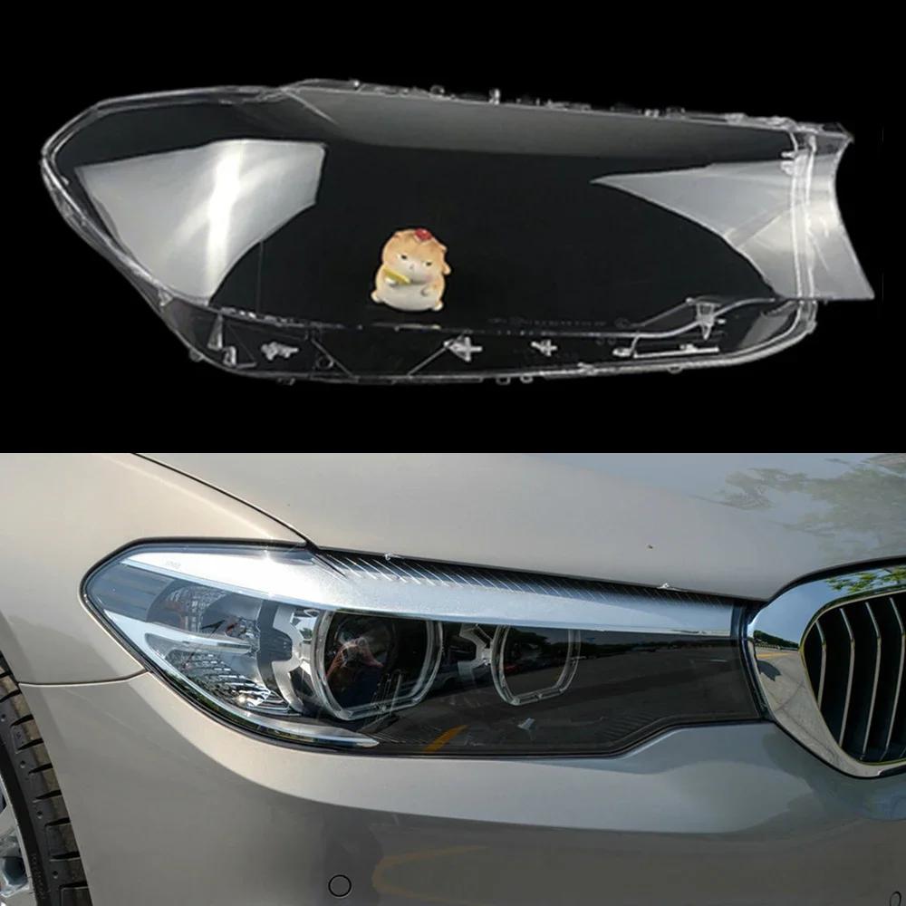 TXDQ1 Car Glass Headlight Cover HeadLamp Lens Caps Lampshade Shell For BMW 5 Series G30 G38 520i 523i 525i 528i 530i 2018 2019 2020