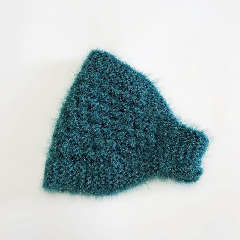 New knitted hat wool warm headgear winter covering artifact knitted headband headscarf scarf