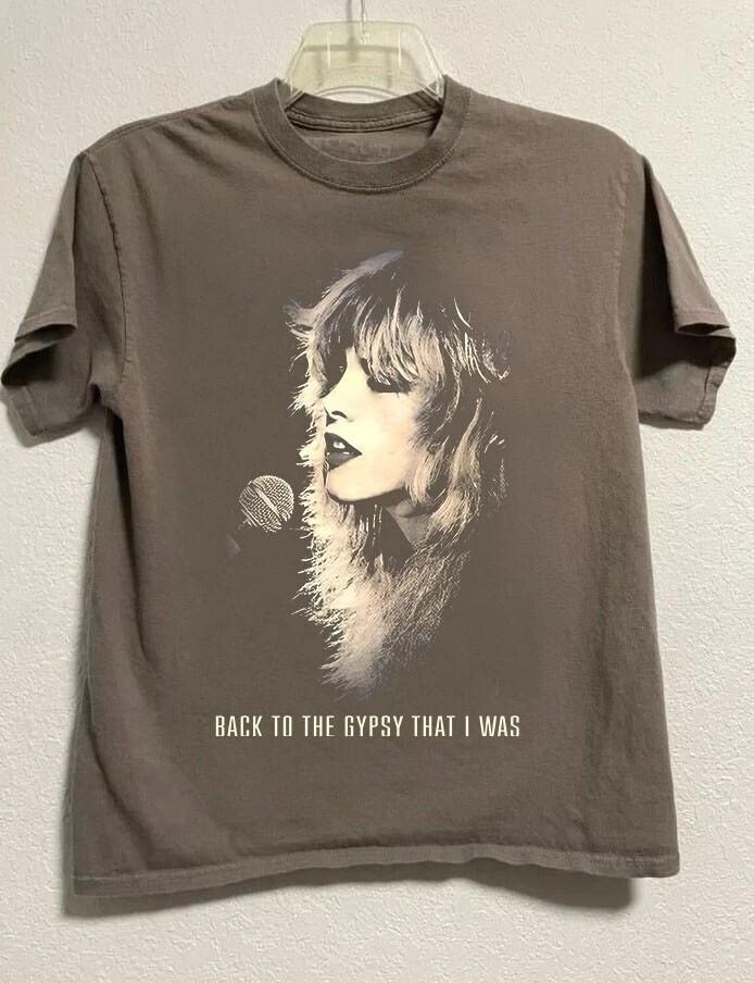 Stevie Nicks Shirt T-shirt Retro Fleetwood Mac Band Music Unisex Shirt Unisex T-Shirt XXL