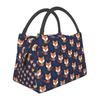 Cute Woodland Foxes Thermal Lunch Bag for Women Girls Kids Reusable Insulated Lunch Box for Work Picnic Travel School Gifts
