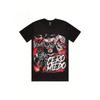 Geschikt voor Alle Seizoenen Pentagram Nul Angst Worstelen T-shirt - Zwart Retro Gemaskerde Luchador Grafisch T-shirt met Spaanse Tekst, Korte Mouw Ronde Hals