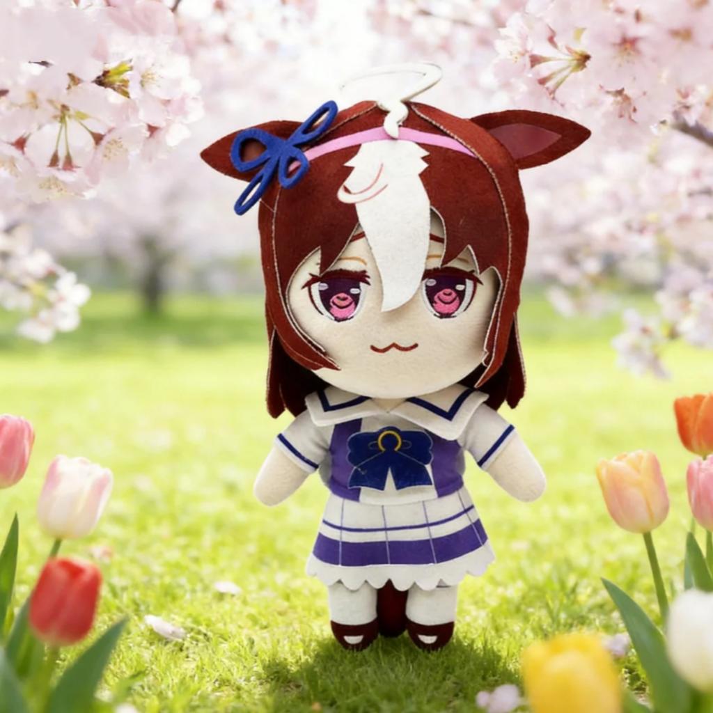 Peluche Kawaii Uma Musume Tokai Teio Anime Personaggi Pretty Derby Giocattoli Agnes Tachyon Bambola Personaggio Tokai Teio Regalo di Compleanno
