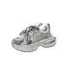 Mesh Breathable Dad Shoes Women'S New Versatile Thick-Soled Explosion Increases Casual Sports Shoes Women