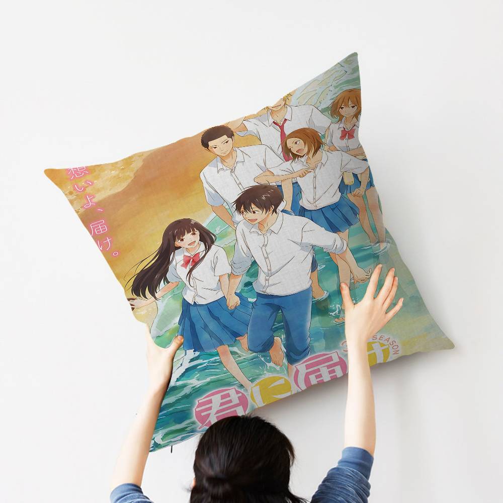 Kimi Ni Todoke Аниме Наволочка Чехол для Диванной Подушки Декор Домашней Комнаты Детский Подарок 30cmx30cm
