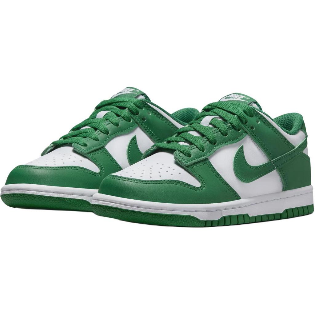 Nike Dunk Low Școală Primară Stil de Viață Pantofi de Skateboarding Alb Malachit FB9109-114