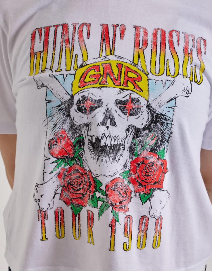 

Guns N Roses tour concert 1988 short sleeve white color shirt VK02592 Unisex T-Shirt M