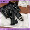 Grape Mother Spring New Mary Jane Shoes Women's Rhinestone Square Buckle Shallow Mouth Single Shoes Women's 2025 Light Luxury High Heels Women