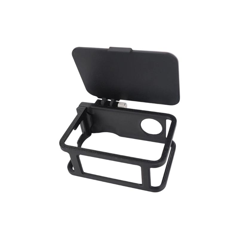 

Protective Camera Cage with Screen Sunshade for Action 6 Enhances Visual in Bright Light Photography
