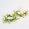 Cute Easter Bunny Wreath Exquisite Rabbit Hole Garland Ornament Home Decoration Artificial Easter Eggs Ornament Garland