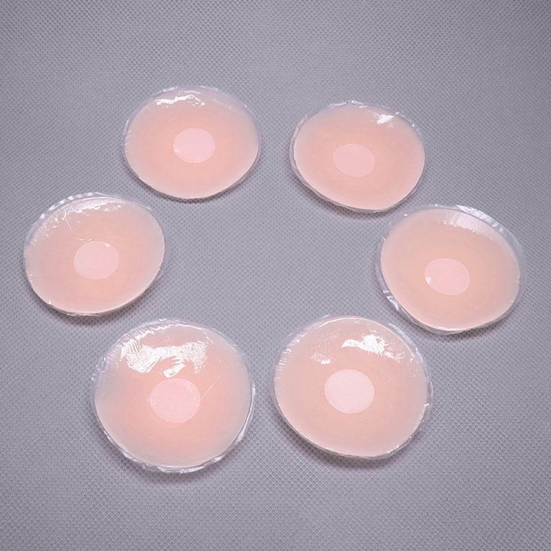2 Pairs Women Invisible Silica Gel Nipple Cover Lift Breast Enhancement