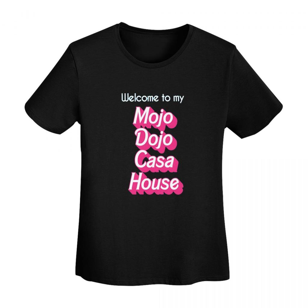 Mojo Dojo Casa House TShirt Women Short Sleeve T Shirts Round Neck Clothes Cotton Summer Tees Streetwear