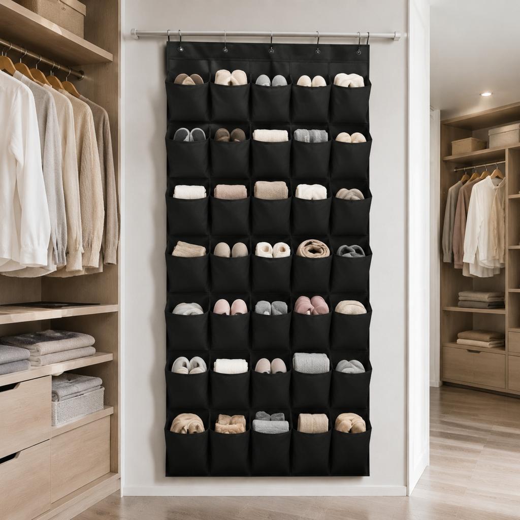 Non-Woven Door with 40 Pockets, Hanging Storage for Home