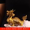 Pair Of Copper And Ornaments, Eight Trigrams Dragon Head Turtle, Bixi Baxi, Chinese Style Home Decor For Living Ro