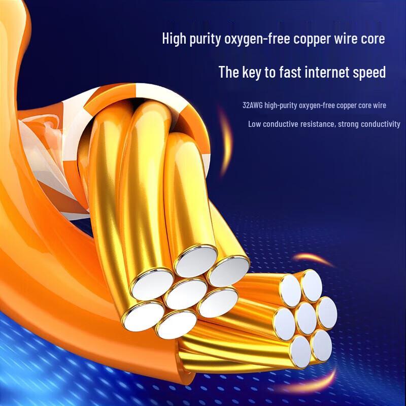 BIAZE Cat6 Flat Gigabit Ethernet Cable