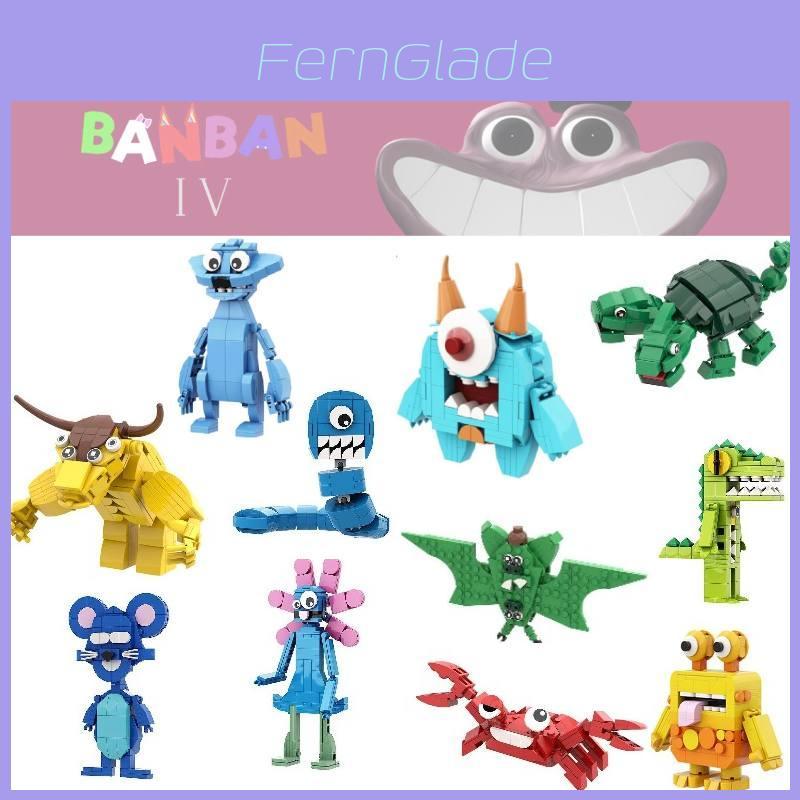 Baban Kindergarten Building Blocks Season 3 Green Monster Doll Garden Handicraft Baban Playground Building Blocks Toy