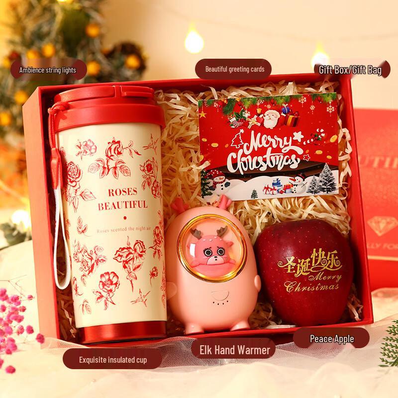 Christmas Gift Set: Thermos, Hand Warmer & Apple Gift Set 14