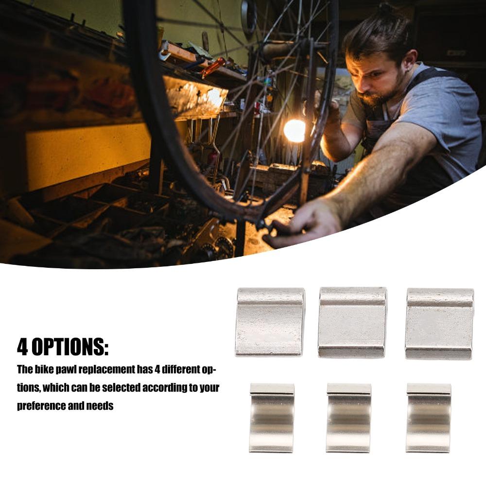 3 Sets Chrome Steel/ Stainless Steel Freehub Pawl Small Compact Freehub Pawl Spring Easy To Install Bike Hub Pawl Bike Repair