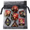 Joc de zaruri DND zaruri de rol zaruri care amestecă culori Set de zaruri cu pungă 9 stiluri diferite disponibile pentru jucării portabile DND RPG Jocuri TRPG
