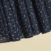 Women's Flowy High-Waist Floral A-Line Long Skirt