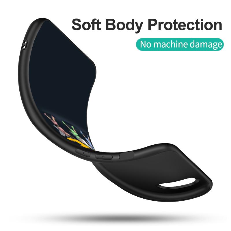 Black Tpu Case For Motorola Moto G52 G42 G60 4G G60S G71 G9 Play Plus Power One 5G Ace Dentist tooth pattern