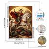 Diamond Painting Set DIY 5D Full Diamond Saint George and Dragon Art Crafts for Home Wall Decoration