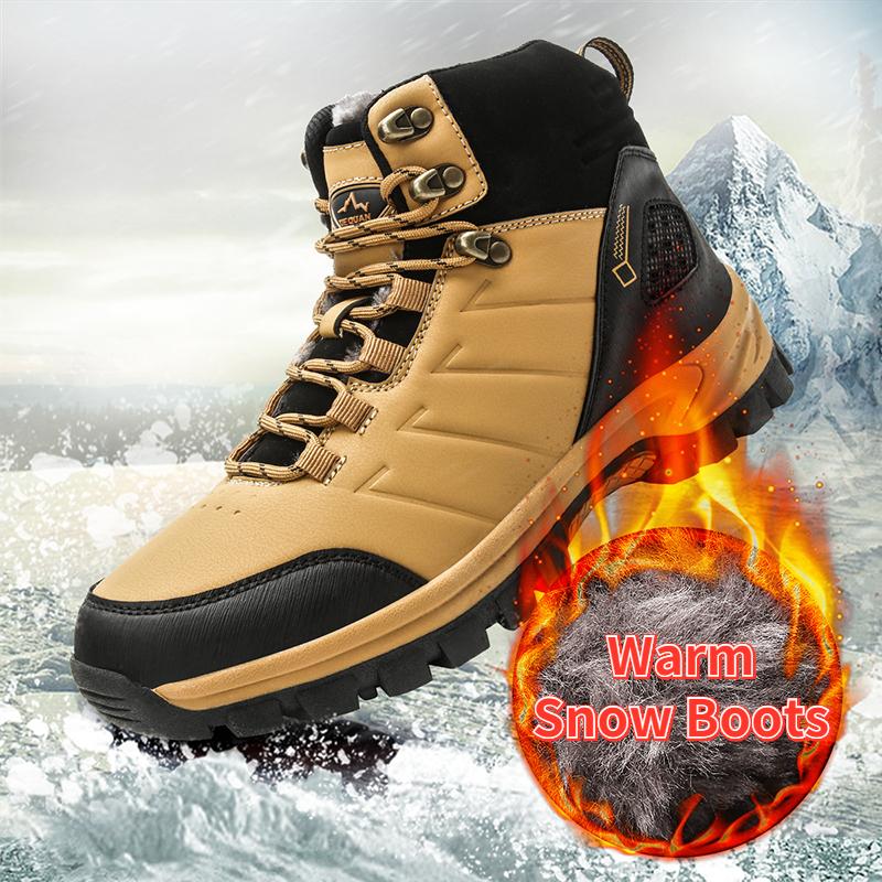 Botas de nieve de invierno para hombres Impermeables Zapatos de algodón  cálido Botas de hombre Al aire libre Hombre De talla grande Botas de  montaña Zapatos de trabajo comprar a buen precio —