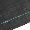 VidaXL Membrane anti-mauvaises herbes noir 0,5x100 m PP, tissu anti-mauvaises herbes, membrane de contrôle des mauvaises 4005140
