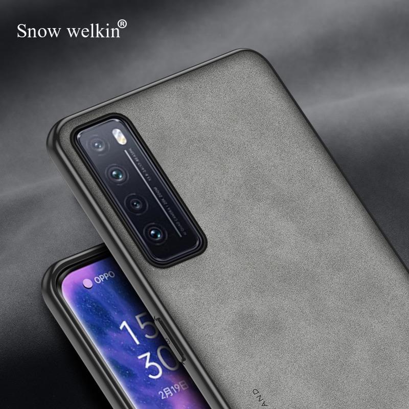 Für Huawei Nova 7 Pro Luxus Schafsleder Stoßfestes Silikonhülle Für Huawei Nova 7 Pro 7i SE 7SE Youth Handyhülle Abdeckung