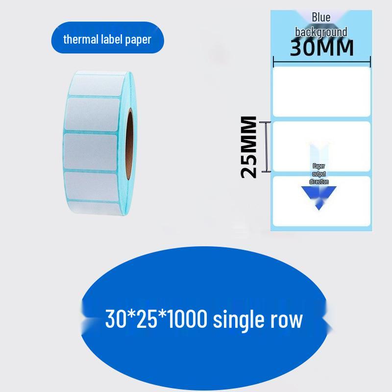 Durable Self-Adhesive Thermal Label Paper for Electronic Scales - Barcode Stickers (Sizes: 80x60, 50x40, 30)