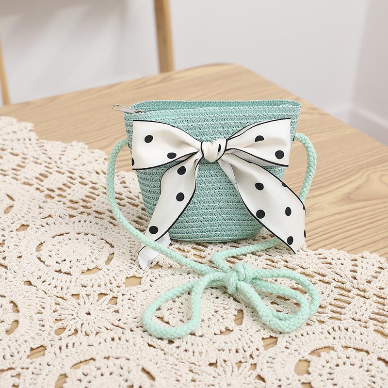 Children's sun hat children's summer new straw hat sub bag set baby sun protection beach hat sun bucket hat