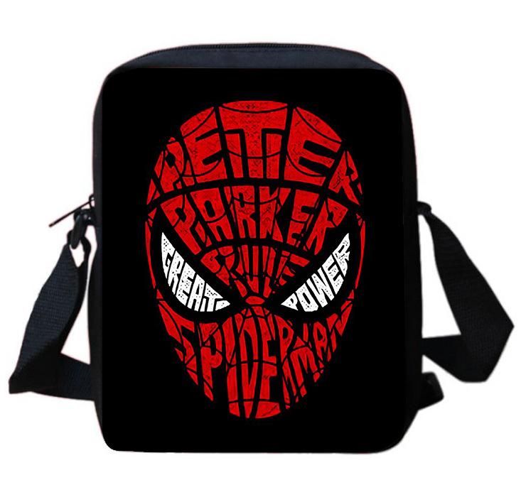 Spider-Man peripheral cartoon printed shoulder crossbody bag 8 inch