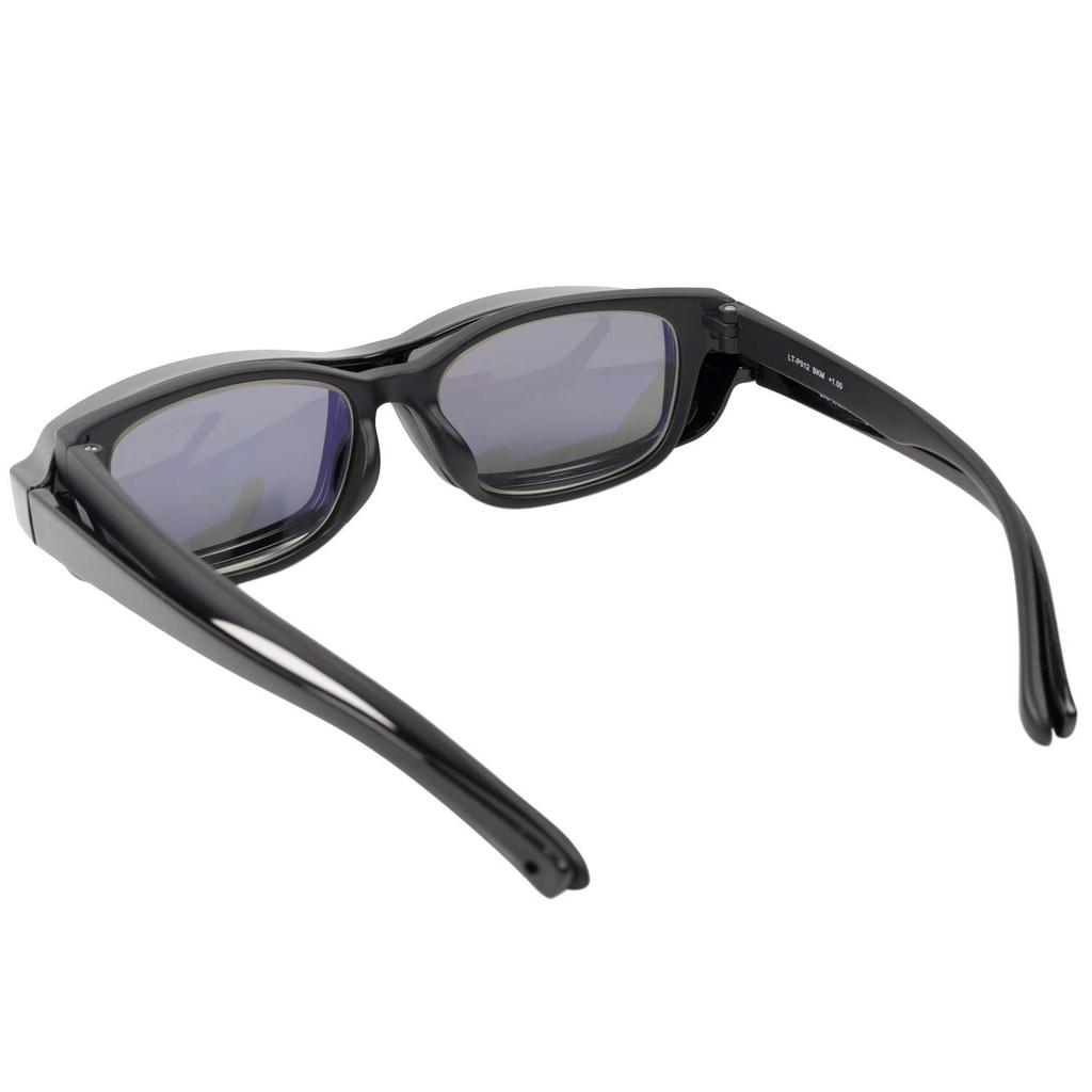 Captain Stag Overglasses Sunglasses Polarized S Size Plastic Frame Black Black CSO-002-1