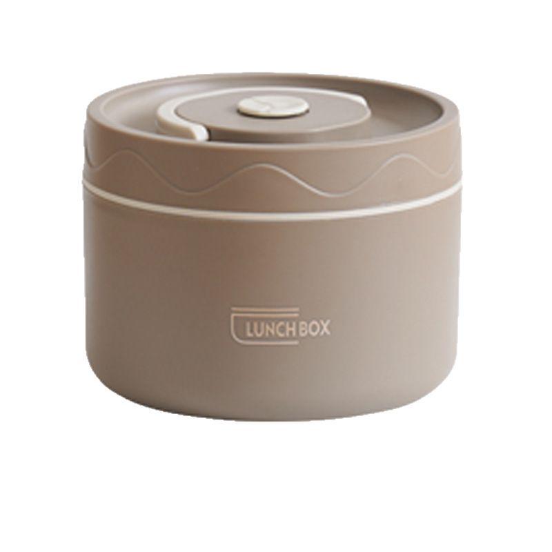 Nepropustný vícevrstvý izolovaný obědový box z nerezové oceli 304 pro kancelář a školu, vhodný do mikrovlnné trouby a přenosný