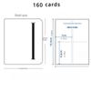 Macaron 3-inch with 160 Card Slots for Vertical Placement of Polaroid Small Cards, Photos, Star Chasing Collections, Business Card Storage