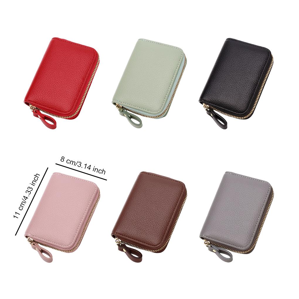 Women Wallet Polyester Lining Zipper Rectangular Cash Compartment Photo Pocket Purse Notecase Birthday Gift with Lanyard