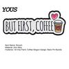 Solid Alloy Coffee Badge Brooch Pin, Slogan Design Brooch, Thickened Zinc Badge, Oil Paint Enamel Stable Buckle Pins for Clothes Hats Backpacks