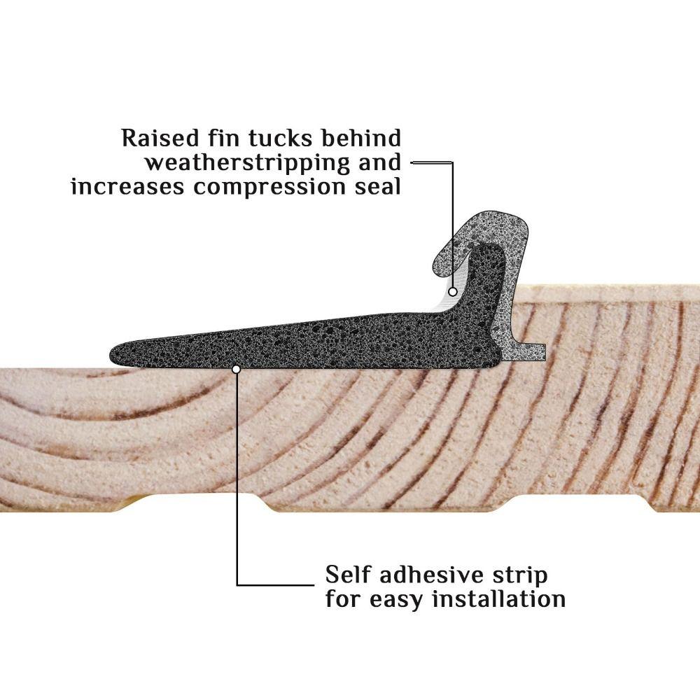 10 Pcs Corner Foam Door Corner Seal Self Adhesive Weatherstripping Draft Stopper Home Improvement