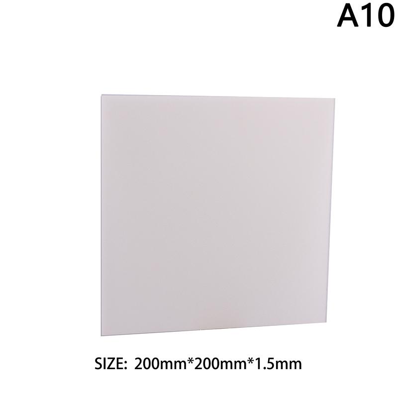 1Pc PS Hard Plastic Diffuser Sheet Thickness Plastic Led Light Milky Translucent Blanks Plate 1mm 1.5mm 2mm 3mm DIY Crafts