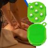 Doppelseitige Lymphmassagebürste 360 Grad rotierende Stahlkugel Körpermassagegerät für Peeling und Muskelentspannung Tragbar Handheld Lymphdrainage